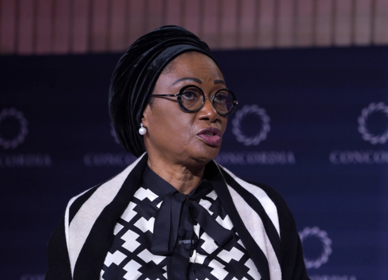 Nigeria’s First Lady Oluremi Tinubu delivered a message to Muslims during the Eid el-Maulud celebration, urging prayers for peace, prosperity, and progress in the nation. (File photo)