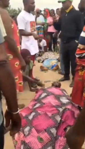 Corps de chrétiens massacrés dans le village de Sarkin Noma