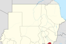 Situation géographique de lÉtat du Nil Bleu au Soudan.