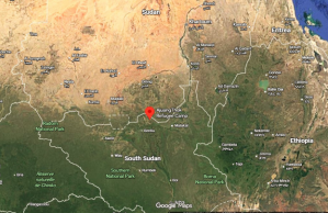 Localisation du camp de réfugiés dAjuang Thok au Soudan du Sud.