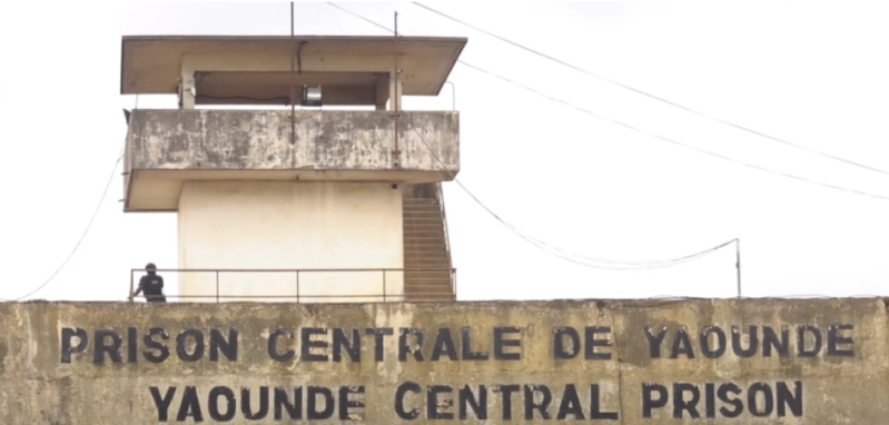 Image darchive de la prison centrale de Yaoundé au Cameroun.