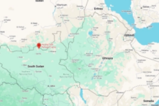 Emplacement du camp de réfugiés dAjoang Thok au Soudan du Sud.