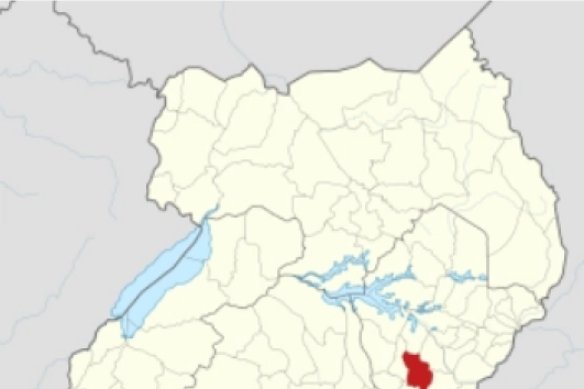 District dIganga, Ouganda.