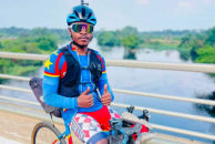 Masaisai a parcouru à vélo le trajet de Goma à Rabat, au Maroc, dans le cadre de son initiative « Pedals for Peace »